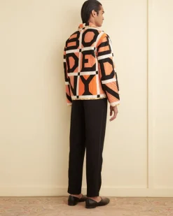 Outerwear<BODE Letter Block Quilt Jacket Orange