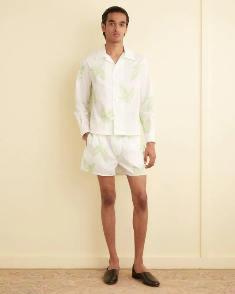 Shorts<BODE Lily Of The Valley Boxer White