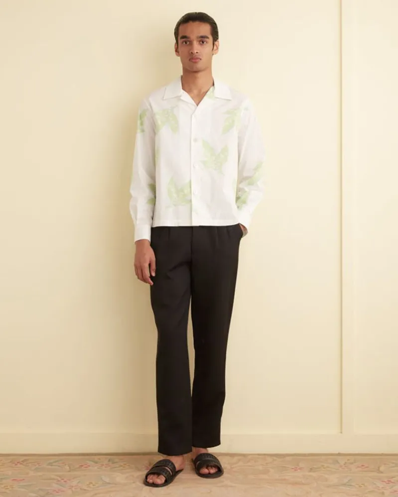 Shirts<BODE Lily Of The Valley Long Sleeve Shirt White