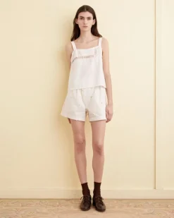 Shorts<BODE Lime Pom Pom Shorts - Xs White