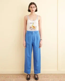 Trousers & Pants<BODE Linen Murray Trousers Indigo