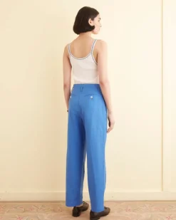 Trousers & Pants<BODE Linen Murray Trousers Indigo