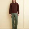 Trousers & Pants<BODE Linen Suiting Trousers Green