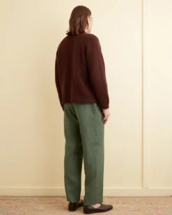 Suiting<BODE Linen Suiting Trousers Green