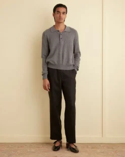 Suiting<BODE Linen Suiting Trousers - Black