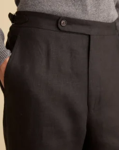 Suiting<BODE Linen Suiting Trousers - Black