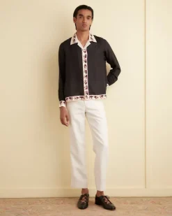 Suiting<BODE Linen Suiting Trousers - Ivory