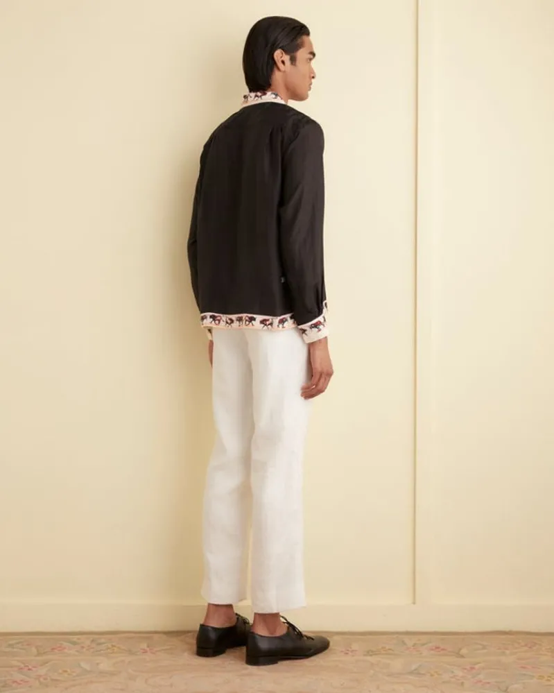 Suiting<BODE Linen Suiting Trousers - Ivory