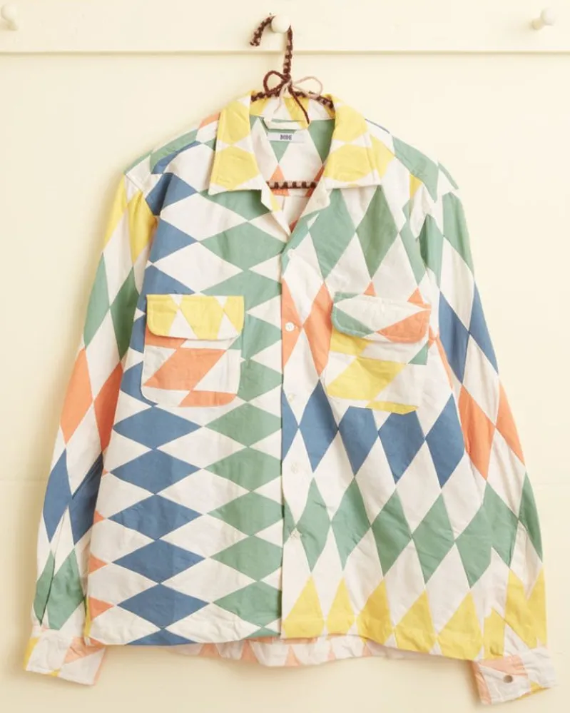 Shirts<BODE Lonestar Patchwork Long Sleeve Shirt