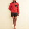 Shirts<BODE Lucky Horseshoe Pullover Red/Black