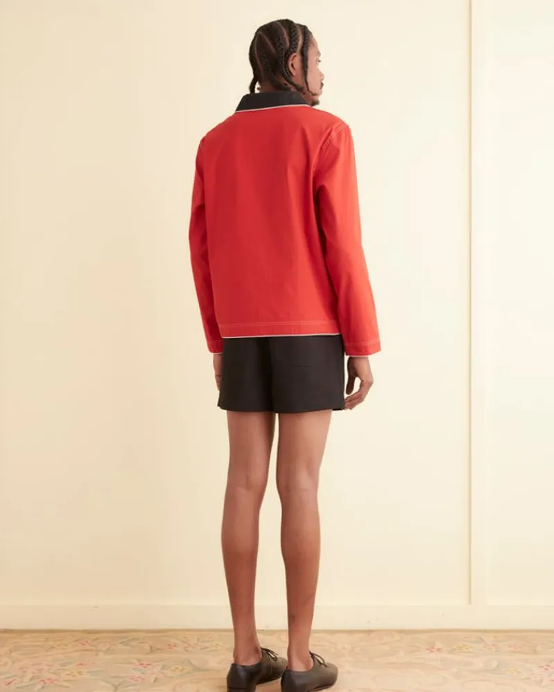 Shirts<BODE Lucky Horseshoe Pullover Red/Black
