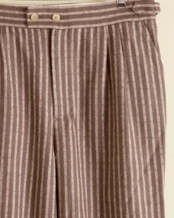 Trousers & Pants<BODE Maple Bark Stripe Trousers Multi