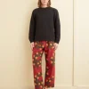 Trousers & Pants<BODE Marigold Wreath Pajama Pants Maroon