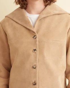 Outerwear<BODE Mariners Suede Jacket Tan
