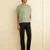 Shirts<BODE Meadow Short Sleeve Shirt Green