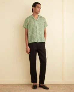 Shirts<BODE Meadow Short Sleeve Shirt Green