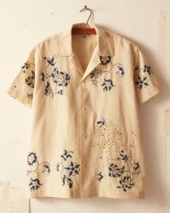 Shirts<BODE Mended Floral Short Sleeve Shirt