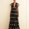 Dresses<BODE Mesh Daisy Dress Black