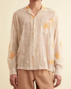 Shirts<BODE Mesh Lilium Long Sleeve Shirt