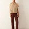 Shirts<BODE Mesh Lilium Short Sleeve Shirt