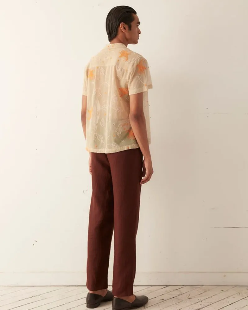 Shirts<BODE Mesh Lilium Short Sleeve Shirt