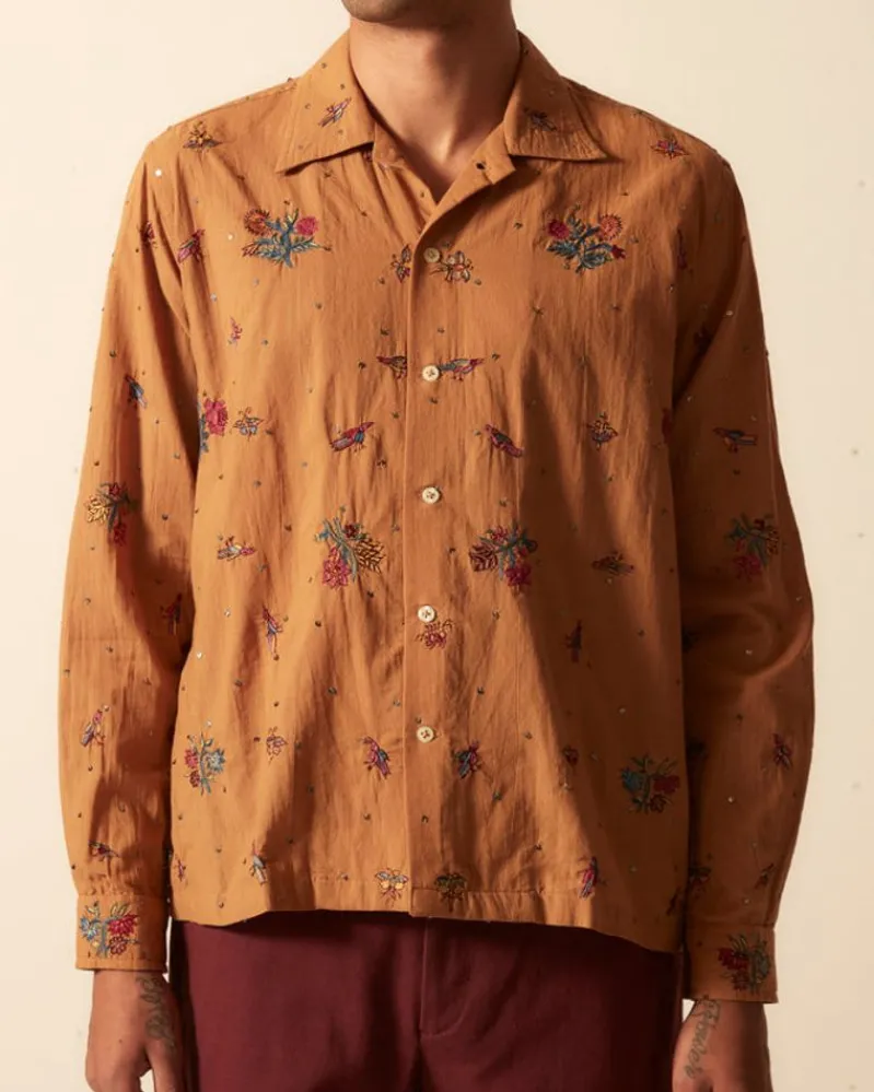 Shirts<BODE Micro Bird Long Sleeve Shirt