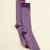 Accessories<BODE Micro Check Socks - Purple