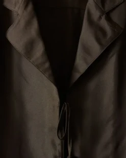 Shirts<BODE Micro Tie Long Sleeve Shirt - Black