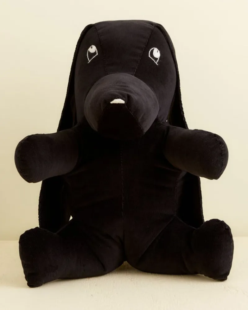 Home Goods<BODE Midnight Corduroy Stuffed Dog Black
