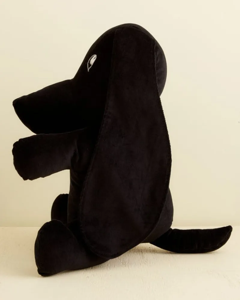 Home Goods<BODE Midnight Corduroy Stuffed Dog Black