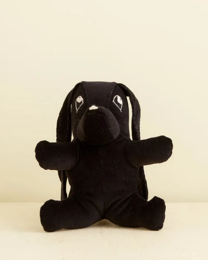 Home Goods<BODE Midnight Corduroy Stuffed Dog Black