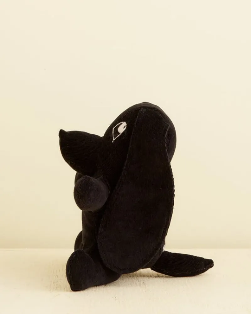 Baby Bode<BODE Midnight Corduroy Stuffed Dog Black