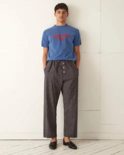 Trousers & Pants<BODE Midnight Grid Pajama Pant