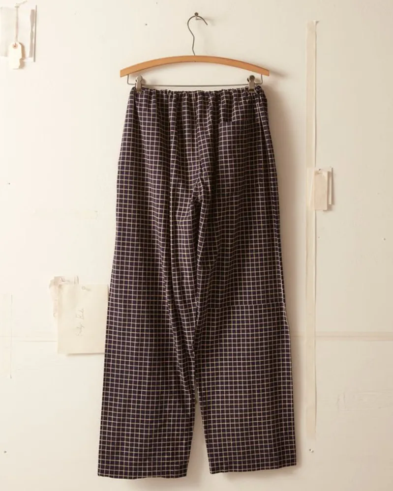 Trousers & Pants<BODE Midnight Grid Pajama Pant