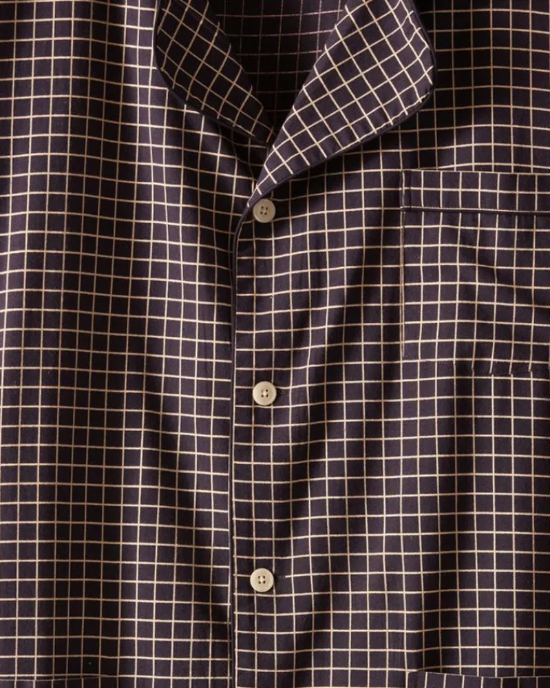 Shirts<BODE Midnight Grid Pajama Shirt