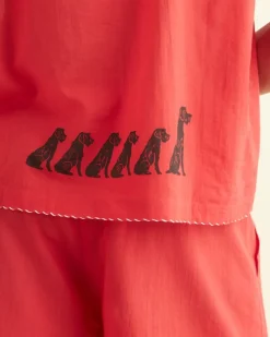 Shirts<BODE Monday Short Sleeve Shirt Red/Black