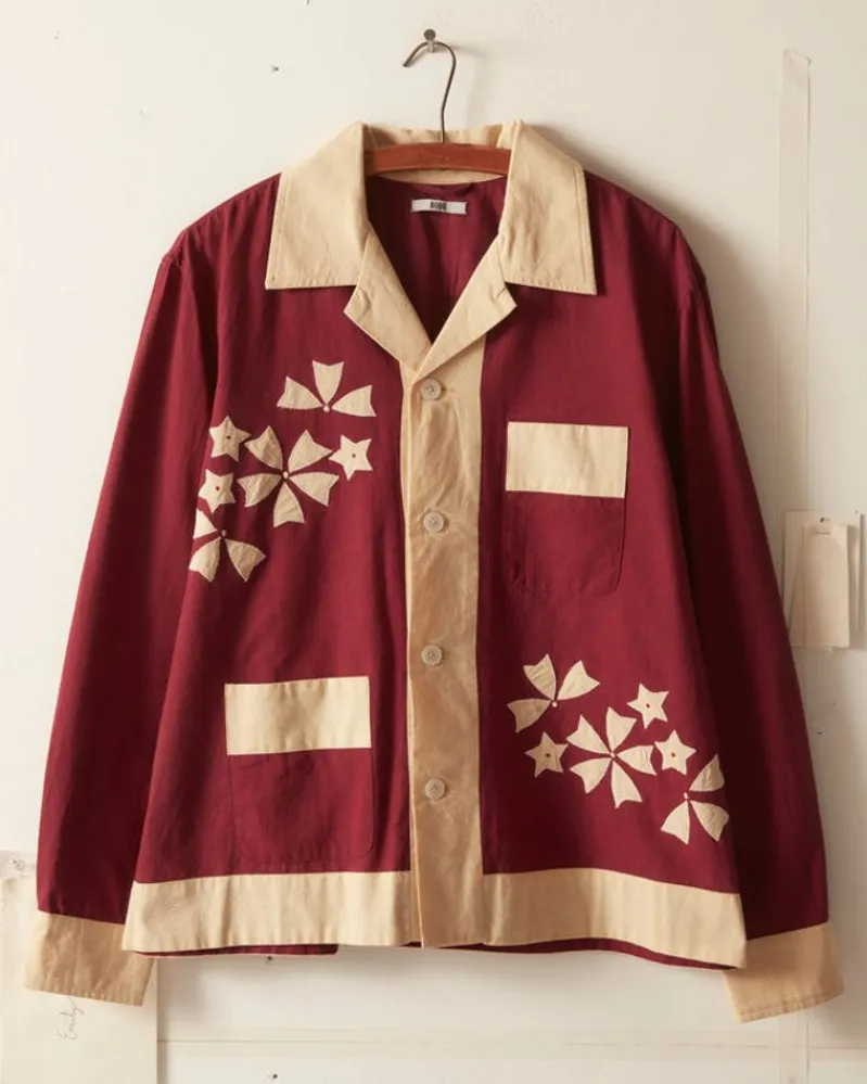 Shirts<BODE Moonflower Applique Long Sleeve Shirt