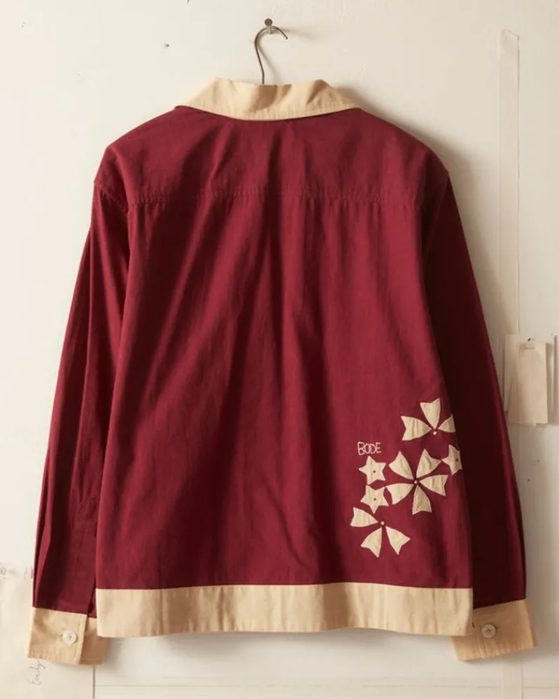 Shirts<BODE Moonflower Applique Long Sleeve Shirt