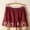 Shorts<BODE Moonflower Applique Shorts