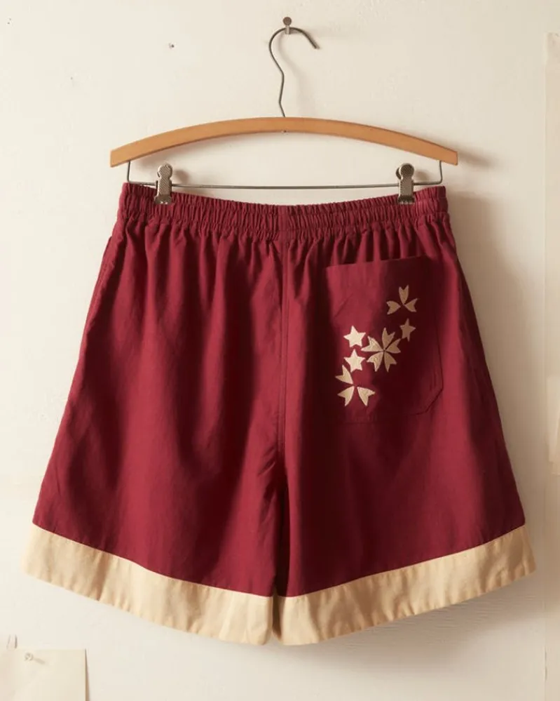 Shorts<BODE Moonflower Applique Shorts