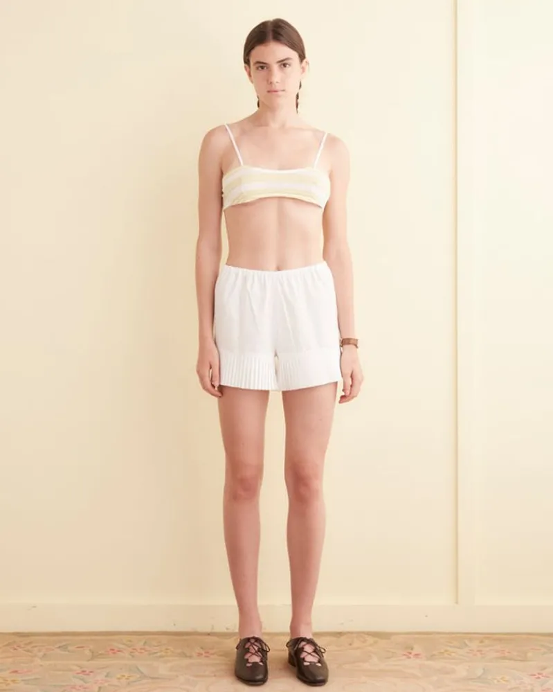 Underpinnings<BODE Morris Stripe Club Bra Green/Multi