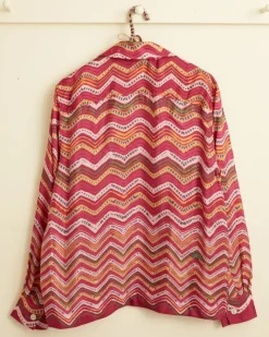 Shirts<BODE Mothra Zig-Zag Long Sleeve Shirt