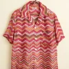 Shirts<BODE Mothra Zig-Zag Short Sleeve Shirt