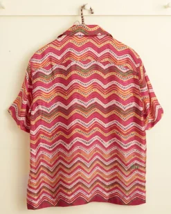 Shirts<BODE Mothra Zig-Zag Short Sleeve Shirt