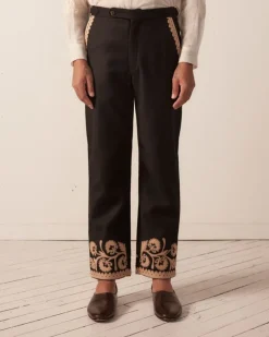 Trousers & Pants<BODE Myrtle Flower Trousers