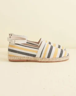 Shoes<BODE Namesake Stripe Slip-On Espadrille Ecru/Multi