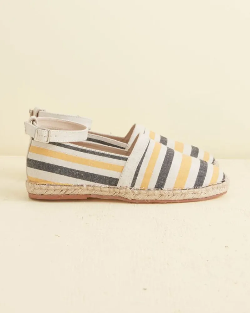 Shoes<BODE Namesake Stripe Slip-On Espadrille Ecru/Multi