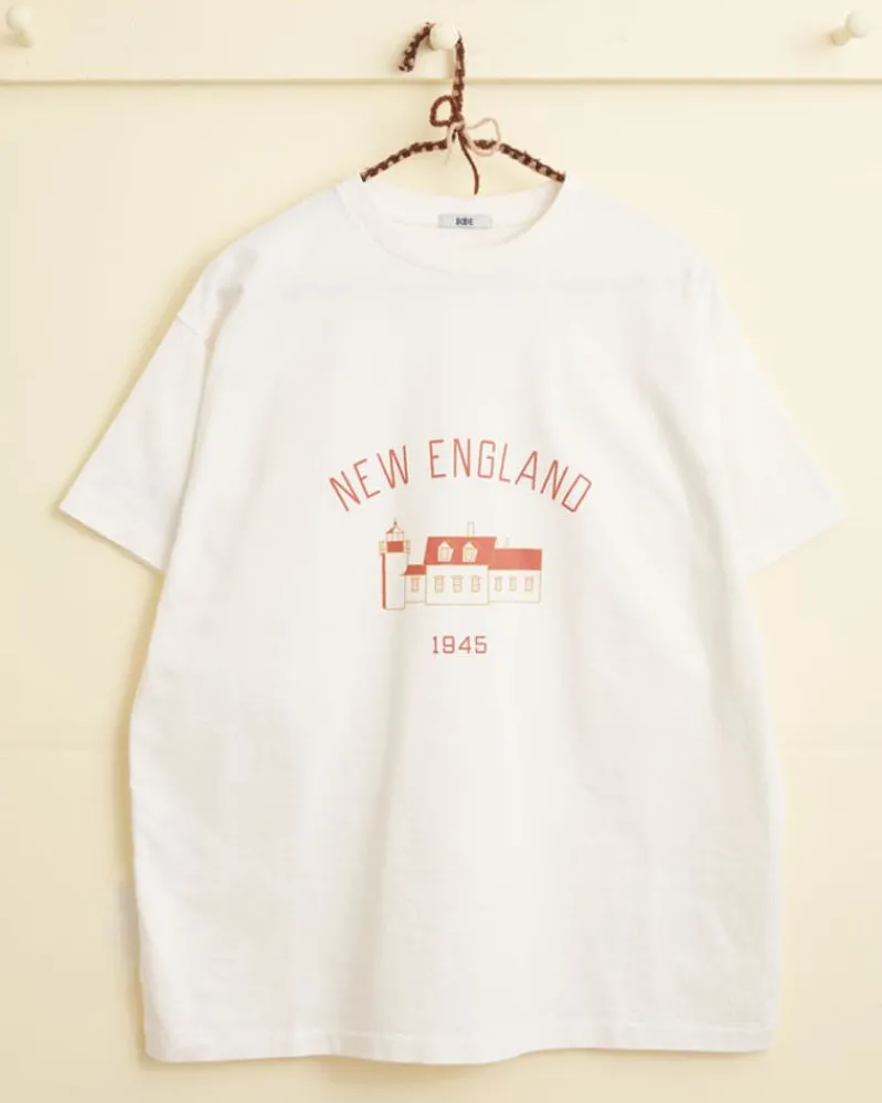 Cut & Sew<BODE New England Tee - White
