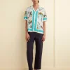Shirts<BODE Niagara Souvenir Short Sleeve Shirt White