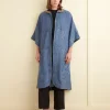 Outerwear<BODE Nobleman Shawl Coat Periwinkle